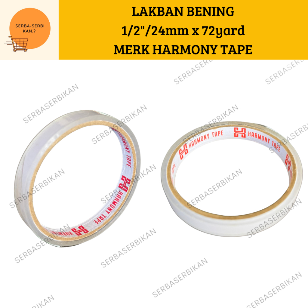 

SELOTIP LAKBAN 1/2"inch 12mmx20meter