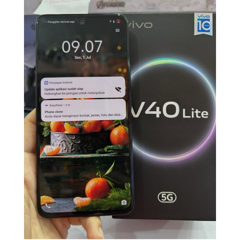 Vivo V40 Lite 5G 8/256 Gb Seken Komplit