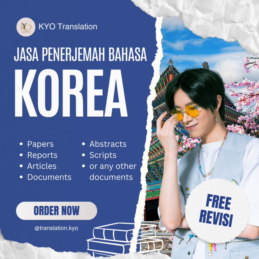 JASA PENERJEMAH BAHASA KOREA | KOREAN TRANSLATOR