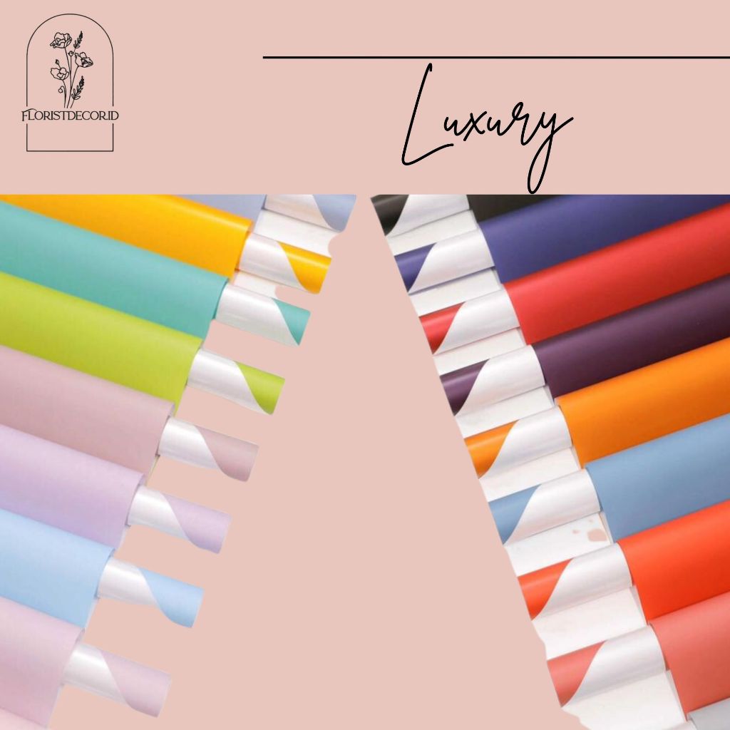 

KERTAS CELLOPHANE BI COLOR SILVER 2 WARNA WRAPPING PAPER / KERTAS BUKET BUNGA DUA WARNA