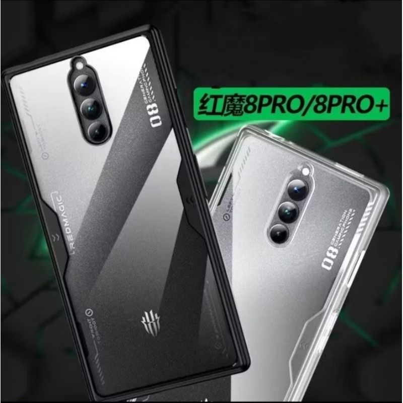 Case Red Magic 8S Pro 5G / 8 / 8 Plus Clear Bening TPU Redmagic ZTE Nubia Armor Acrylic Akrilik Anti