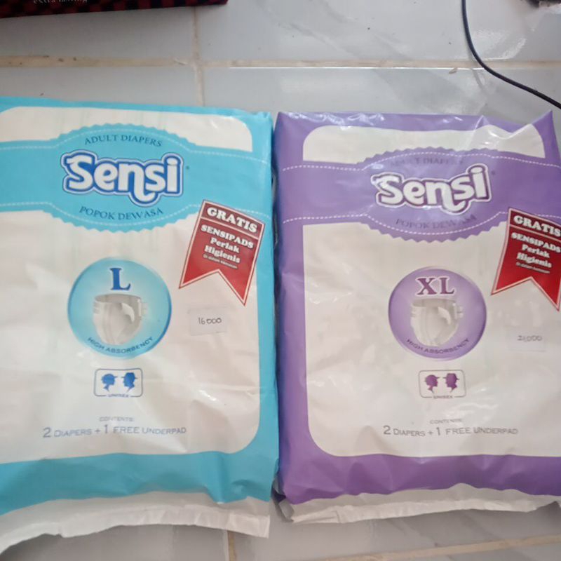 Sensi popok dewasa celana / adult diapers