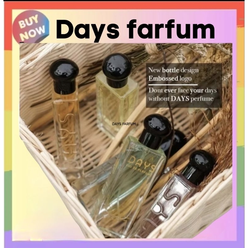DAYS PARFUM ORIGINAL WANGGI PRIA DAN WANITA EAU DE PARFUM