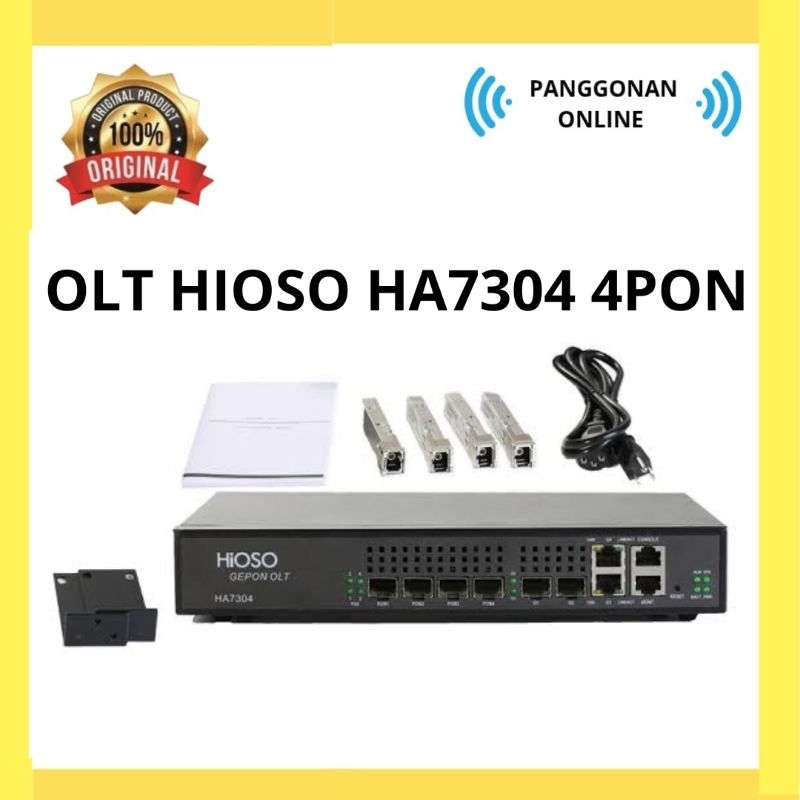 HIOSO HA7304  OLT EPON 4PON Sfp9Db