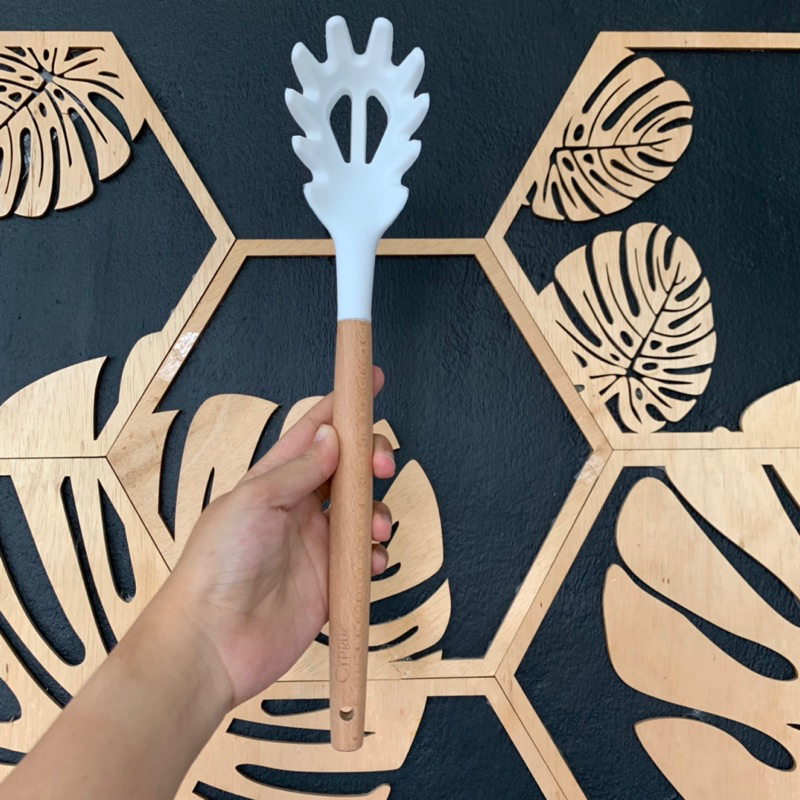 [NEW] CYPRUS Garpu Pasta Silikon & Sutil Turner Lubang Silikon