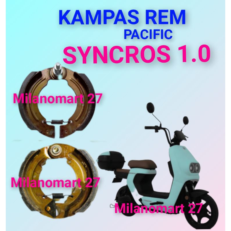 kampas rem pacific syncros 1.0 kampas rem sepeda listrik PACIFIC SYNCROS 1.0