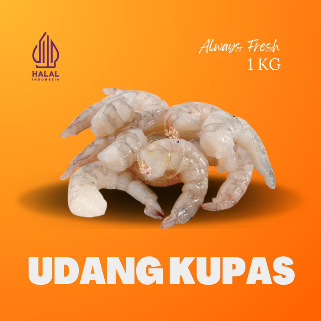 

Udang Kupas Frozen 1 Kg