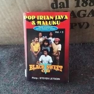 kaset pita pop'irian jays dan maluku black swet cb volume 3