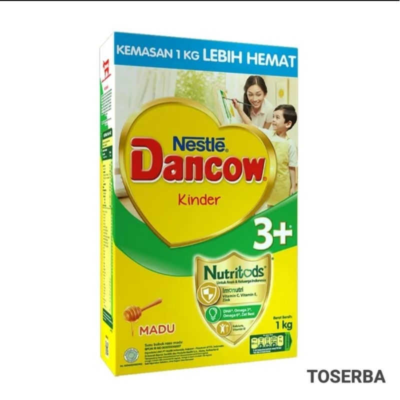 SUSU DANCOW 3+ USIA (3 - 5 TAHUN) VANILA MADU COKLAT 750GR