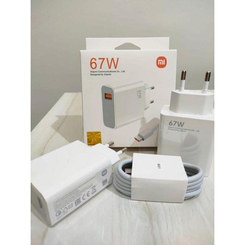 Charger Xiaomi 67 Watt original Turbo charger Desimal
