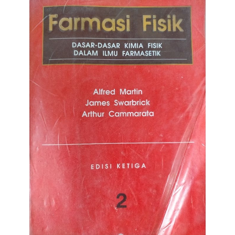 Preloved buku farmasi fisik jilid 2 (alfred martin)