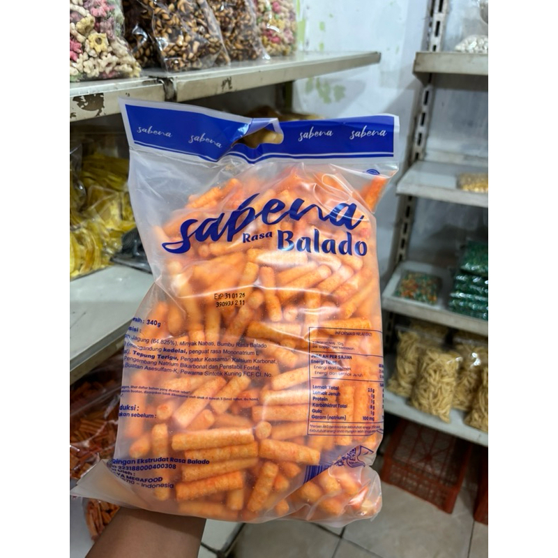 

kripikku | Sabena Stick Balado Gurih Pedas 365 Gram