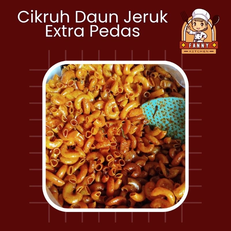 

MAKARONI CIKRUH DAUN JERUK EXTRA PEDAS