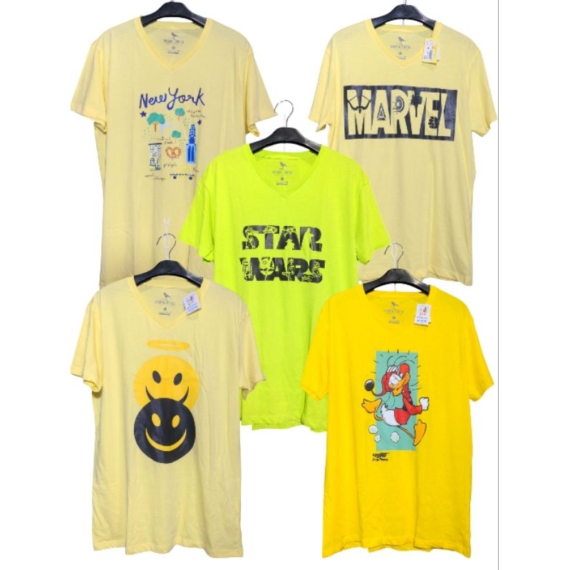 Morning Whistle Terry Palmer Kaos Katun Premium Soft V-Neck Original size M L