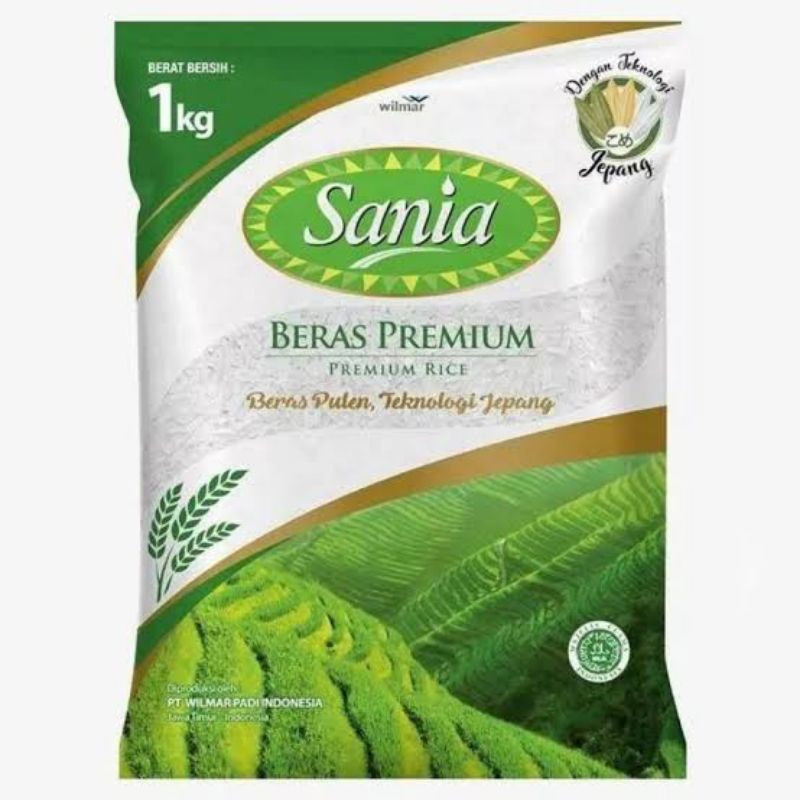 

Beras sania kemasan 1kg