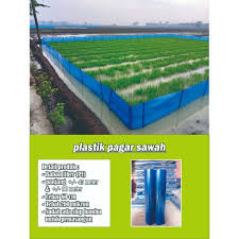 plastik fiber pagar sawah