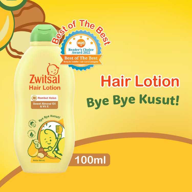 Zwitsal Baby Hair Lotion Sweet Almond Oil & Vitamin E 100ml