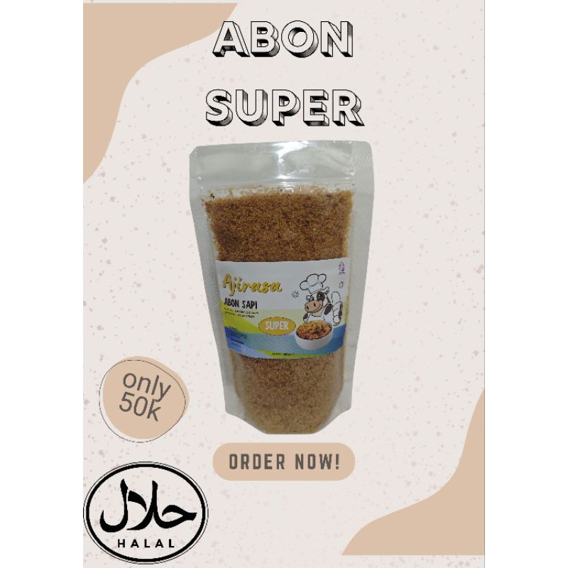 

ABON SAPI SUPER kemasan 250gram