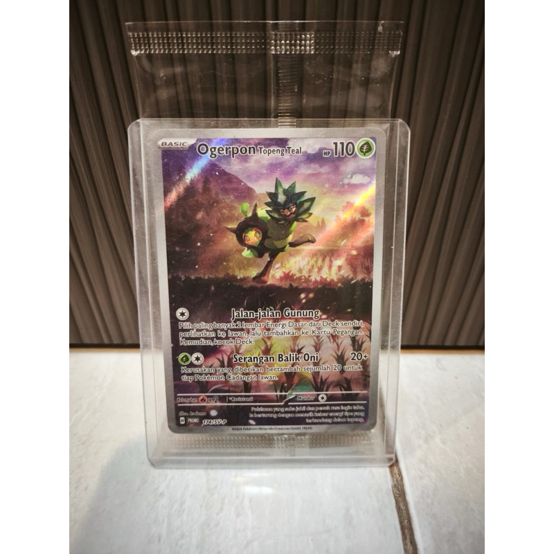 TCG pokemon ogerpon topeng teal indonesia ori
