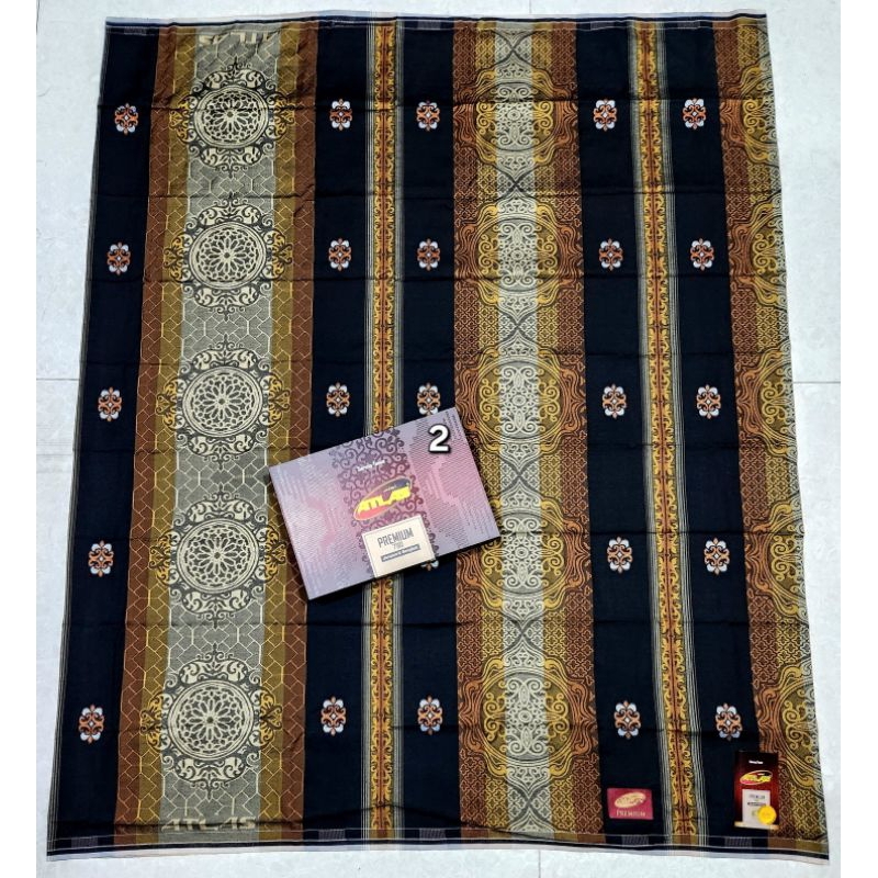 sarung atlas premium 790 songket gold