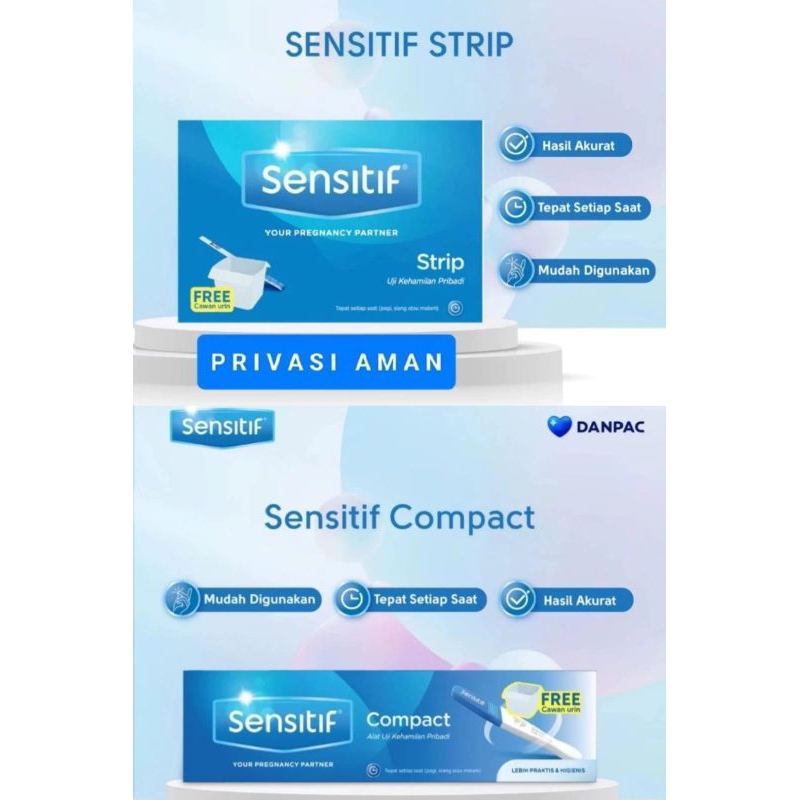 Sensitif Testpack Test pack Tes hamil test kehamilan Privasi AMAN Testpack Tes kehamilan Strip Uji T