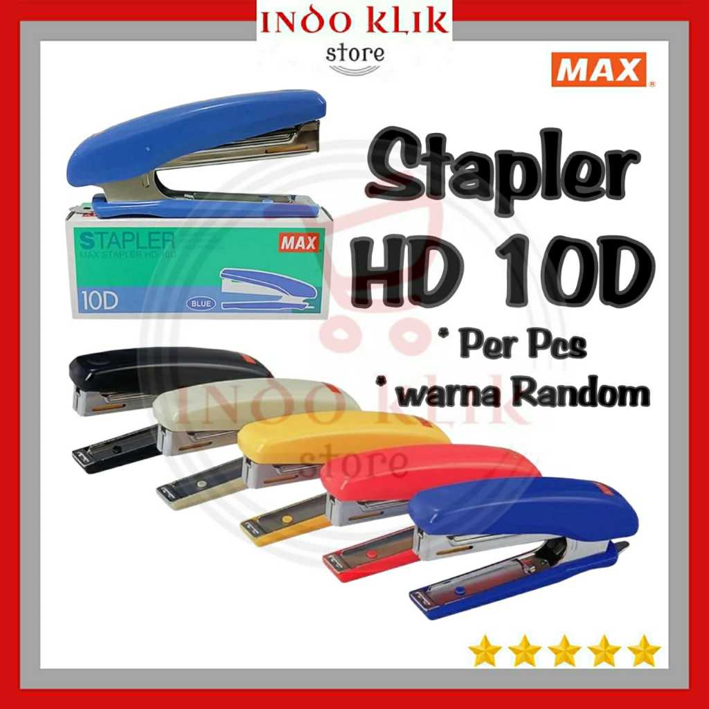 

Stapler Max HD 10D / Straples max HD-10D / Hekter Tanggung Max HD 10 D Isi No 10