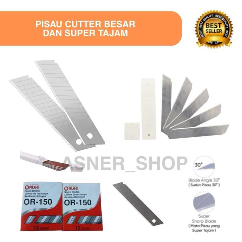 

Isi Cutter Joyko A100 (refill A300A) DIKEMAS DENGAN BABEL WARP DAN DI KEMAS DENGAN AMAN