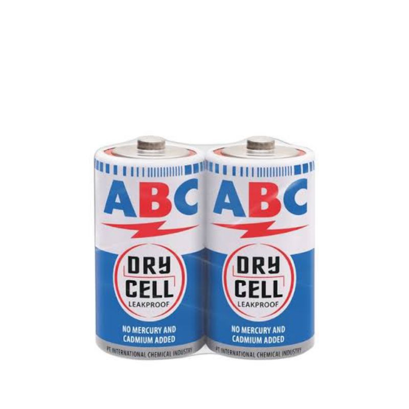 BATU BATERAI ABC BIRU R14 BIRU MURAH  NETTO 2 PCS