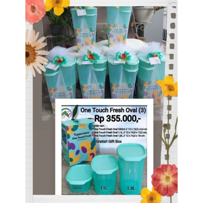 One touch fresh Tupperware OTF toples Tupperware