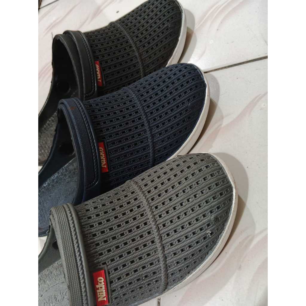 Sandal Selop Pria Nikko – Sandal Sepatu Bertali – Sandal Sepatu Karet Pria