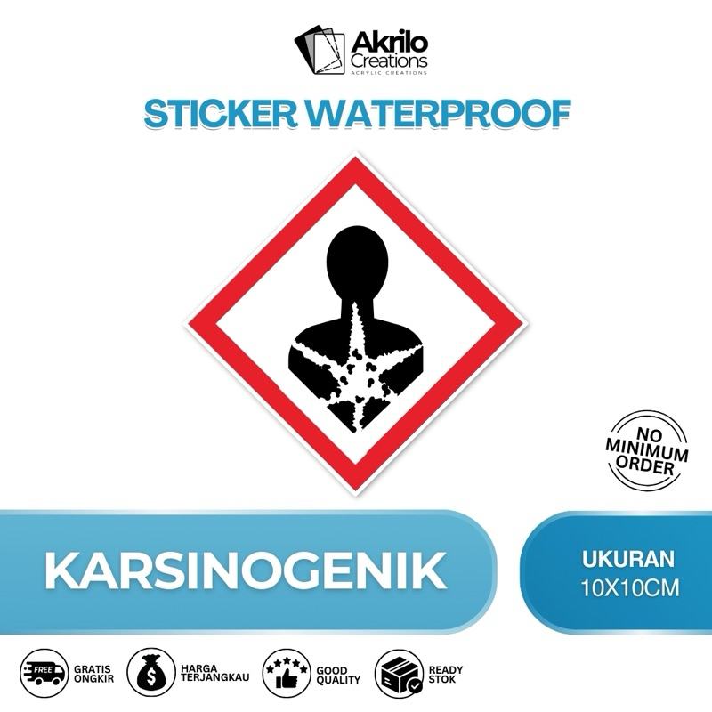 

STIKER LIMBAH B3 / KARSINOGENIK | STIKER PETUNJUK LIMBAH B3 / KARSINOGENIK | STIKER VINYL TAHAN AIR