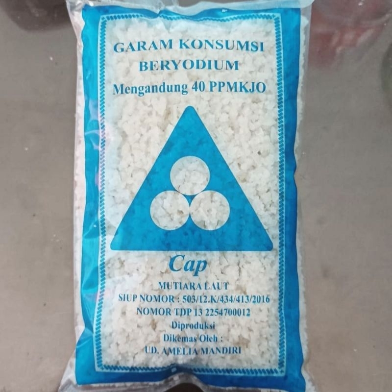 

Garam Kasar Beryodium Mutiara Laut 200 gr