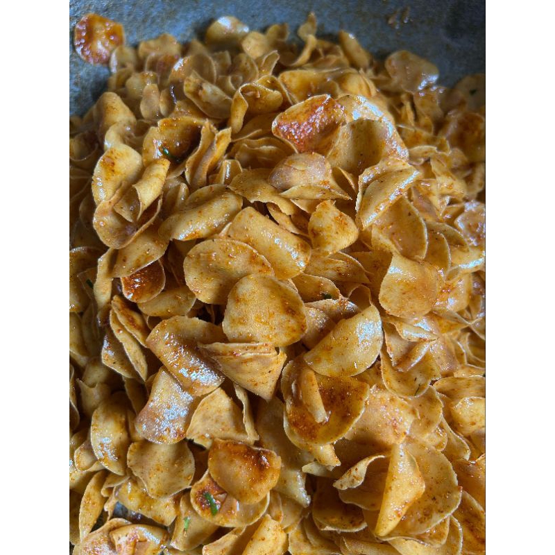 

1 Ball moring pedas/cimol kering/isi 3kg paket besar /grosir moring pedas kriuk/original/pedas daun jeruk