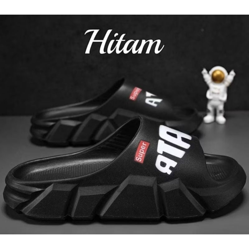 Sandal Slip On Pria Premium Terbaru Empuk Casual Dewasa EVA Sendal Karet Pria CowokNyaman untuk di p