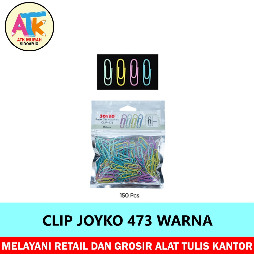 

KLIP KERTAS - CLIP JOYKO 473 WARNA