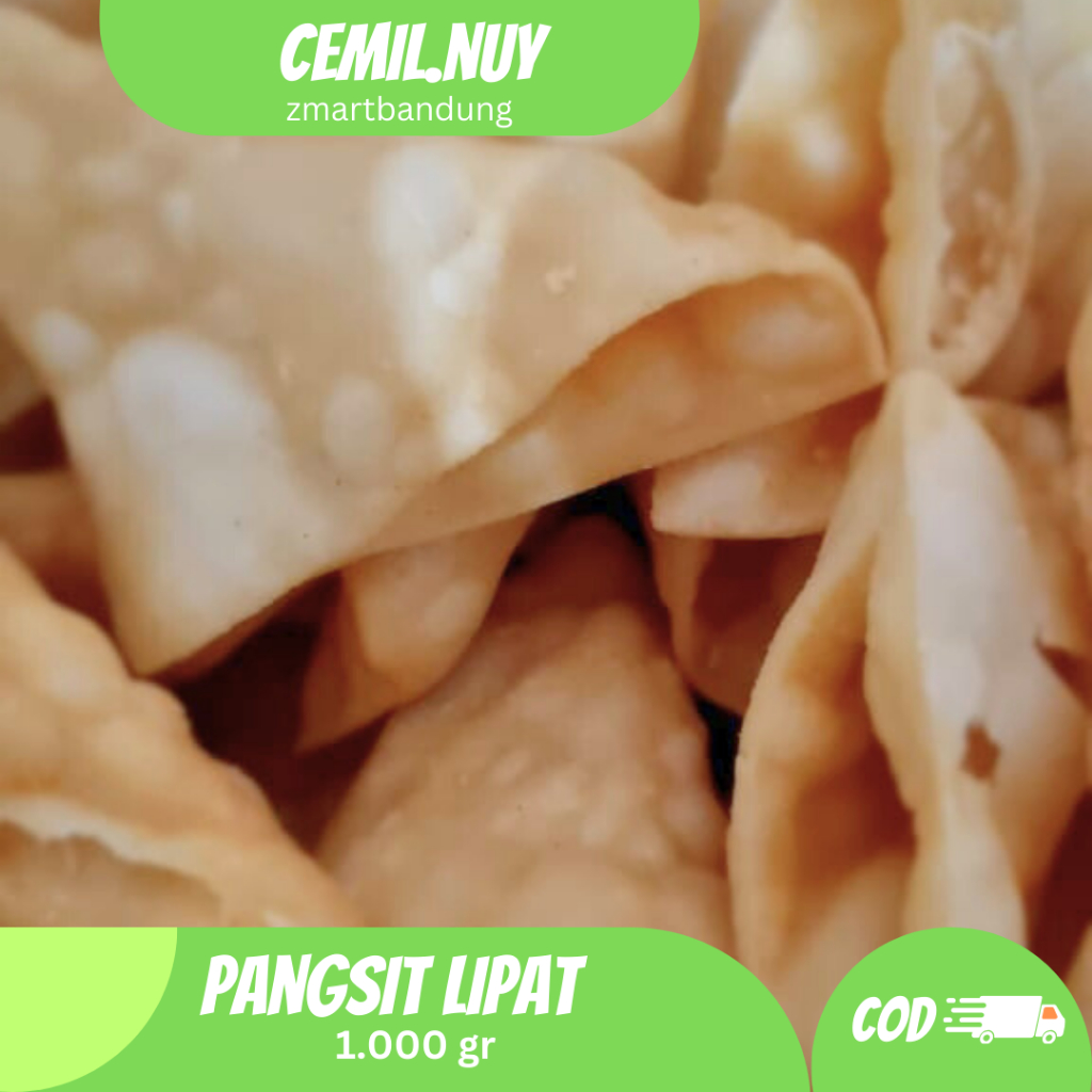 

ZMARTBANDUNG Pangsit Lipat Gurih dan Renyah Original Keju Balado Pedas