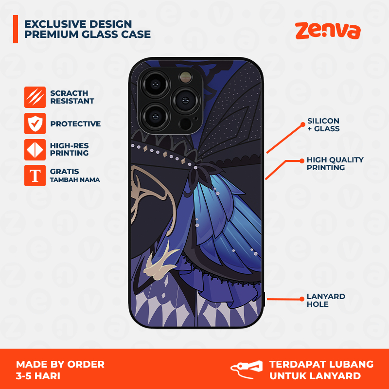 Genshin Impact Case Cosplay Keqing - Casing HP Keqing Genshin Impact