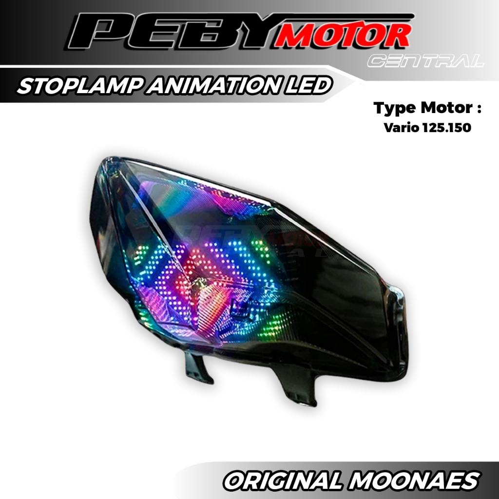 MOONAES Animation LED Stoplamp Cocok Untuk Motor Honda Vario 125 150 LED New