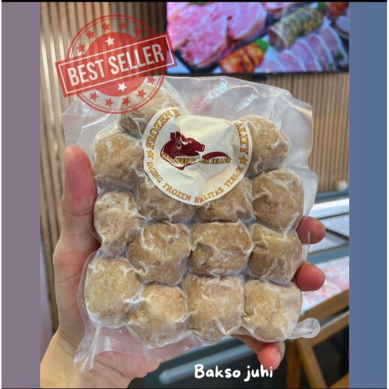 

BAKSO JUHI 1 pcs isi 15 bakso nya wangi,daging premium