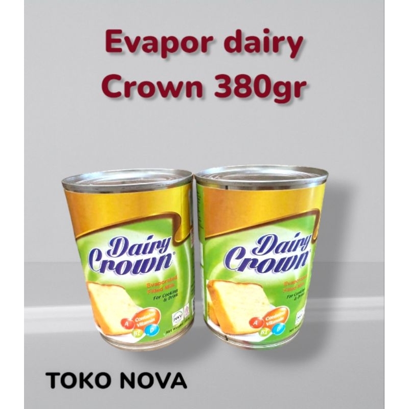 

SUSU EVAPORASI DAIRY CROWN KEMASAN 380GR