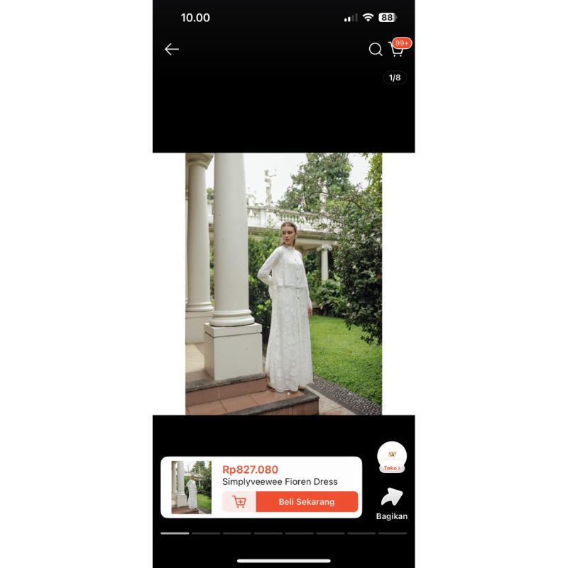 FIOREN DRESS SIMPLYVEEWEE