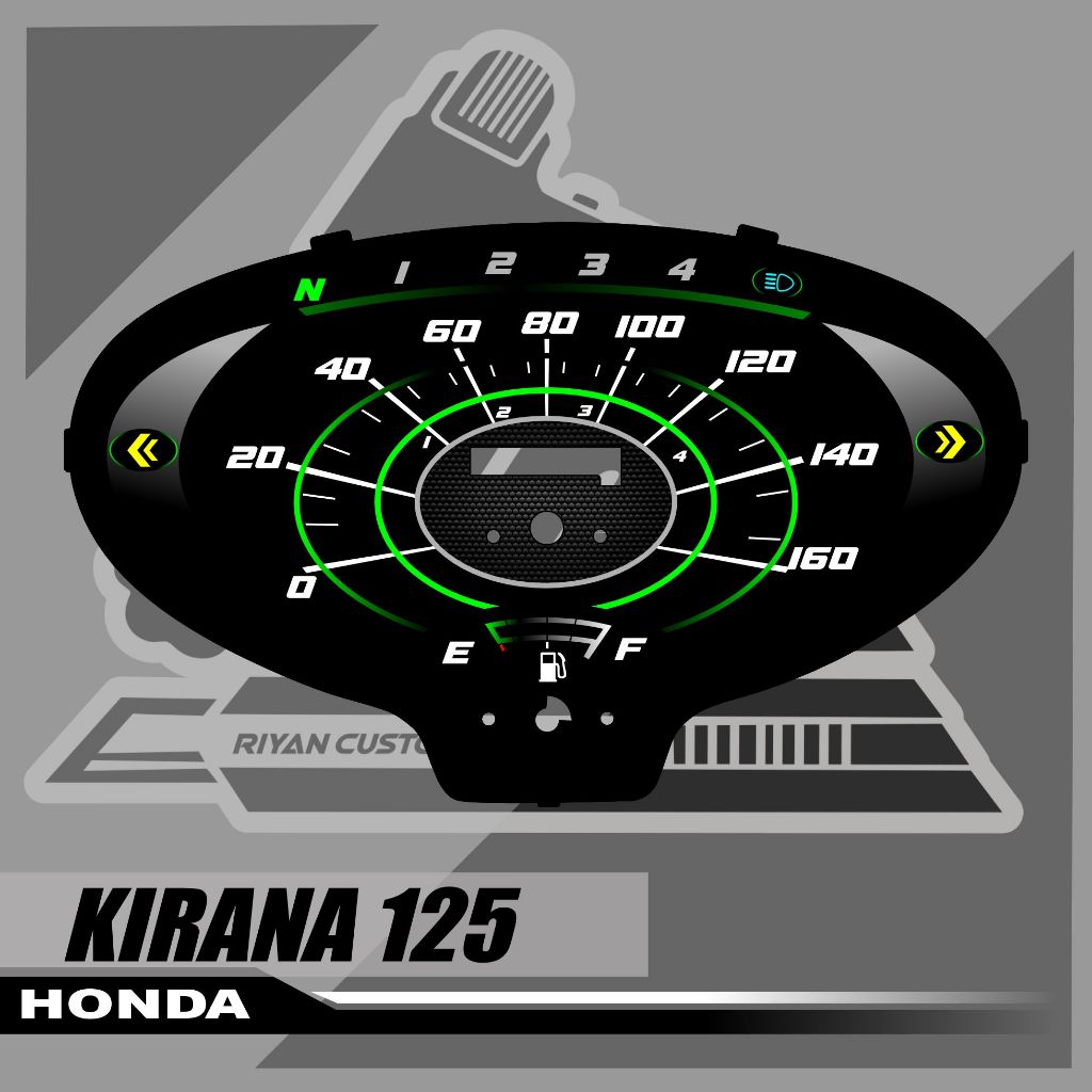 PAPAN SPEEDOMETER CUSTOM HONDA KIRANA 125