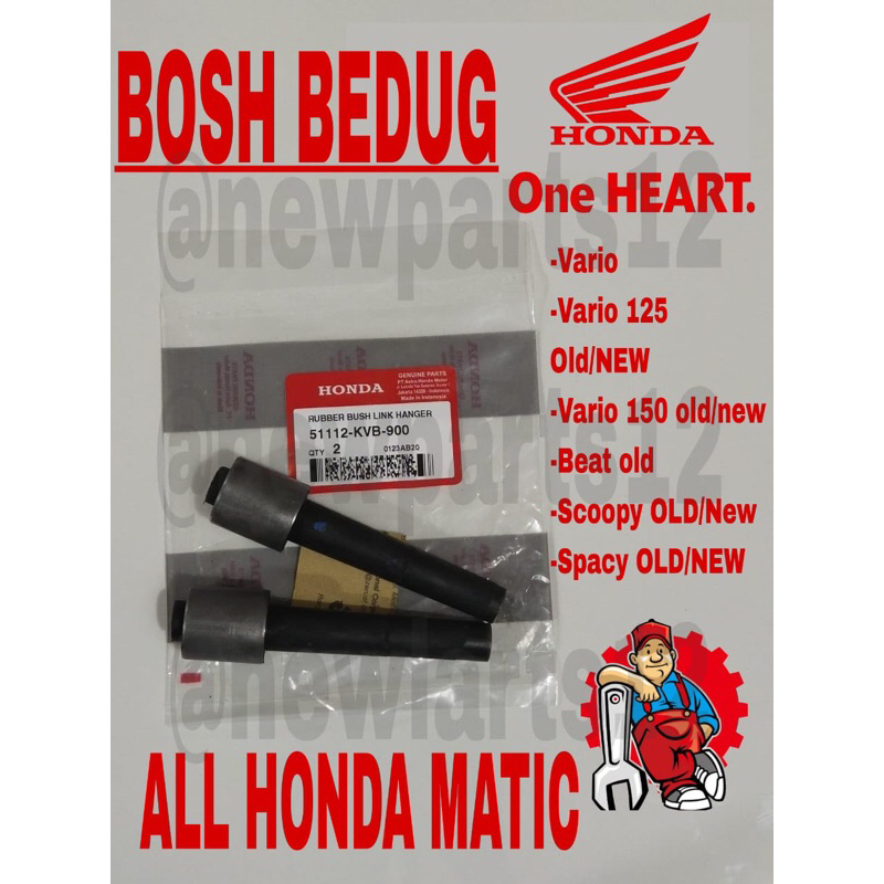 BOSH BEDUG ORI HONDA BEAT VARIO 110 125 150 SCOOPY FI SPACY KARBU CBS ESP POP TECHNO STREET / PENTUN