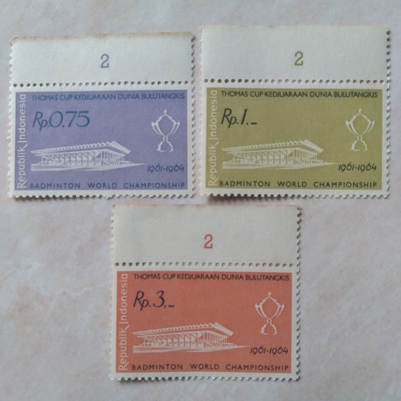 

Perangko Prangko Kuno Set Lengkap Seri Thomas Cup 1961 Mint - YN2198