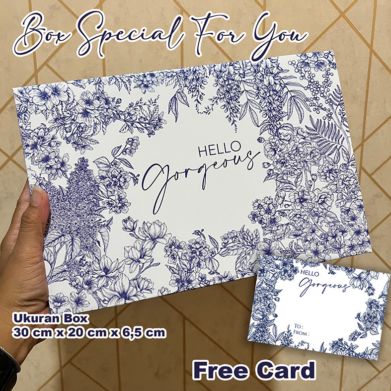 

box kado biru | box spesial for you | box ulang tahun