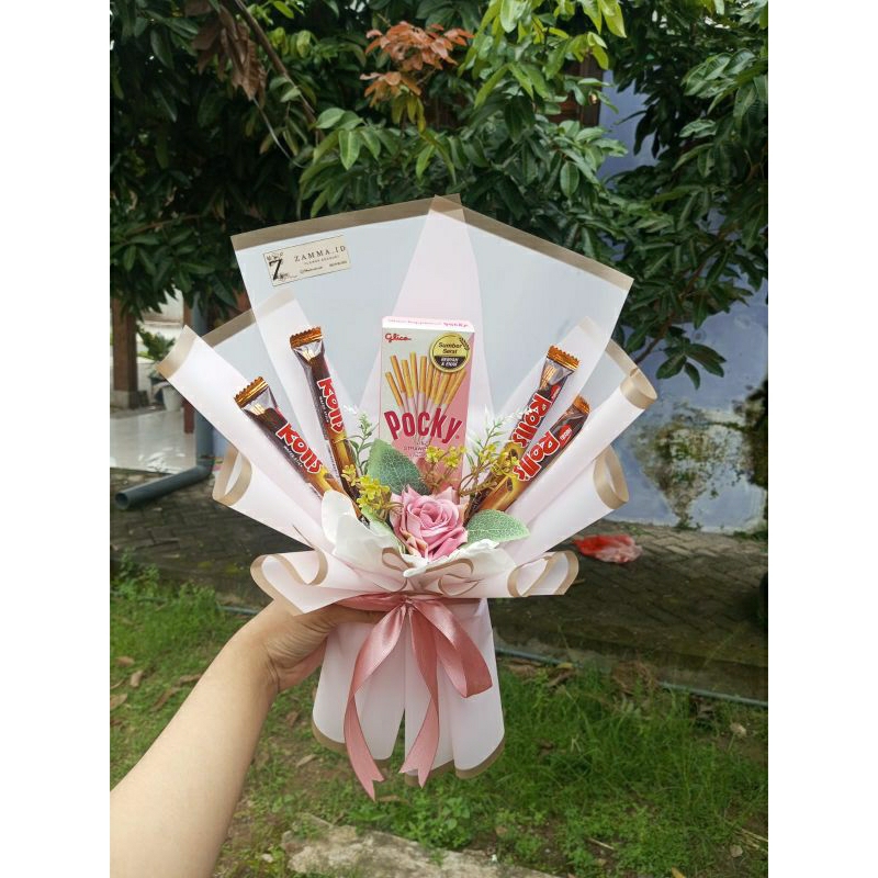 Buket Snack Poki bisa COD / ZAMMA.ID/ Buket jajan