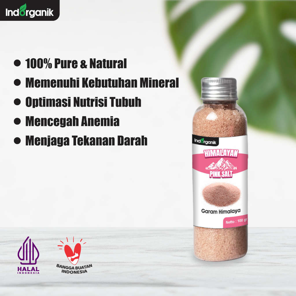 

Indorganik Garam Himalaya Original Asli 100 Gram