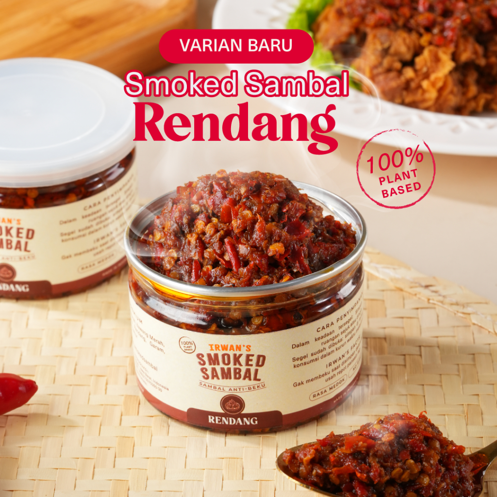 

Irwan's Smoked Sambal - Sambal Aroma Rendang | Homemade Sambal Goreng Sehat dan Praktis