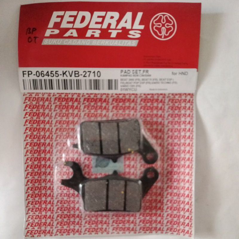 Kampas Rem cakram untuk motor Honda/Dispat/ Pad Set