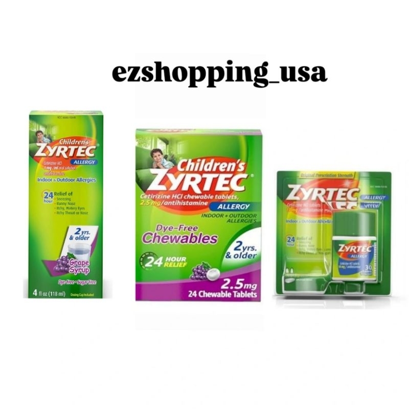 zyrtec allergy anak dan dewas